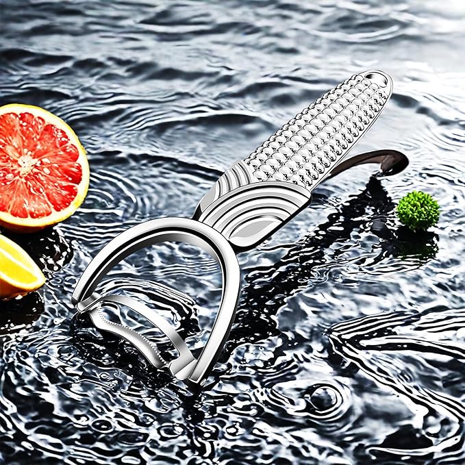 Maxjoy Corn Peeler & Cob Stripper, Stainless Blade for Corn on the Cob