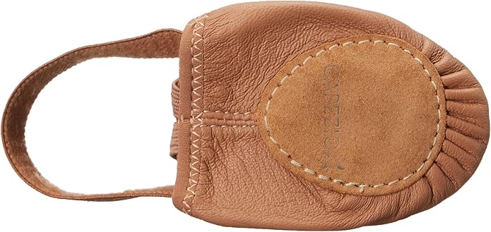 Capezio Women's Leather Pirouette II Dance Shoe – Ideal for Pirouettes, Comfortable Fit, Durable Leather Construction, Medium Size, Dark Suntan Color