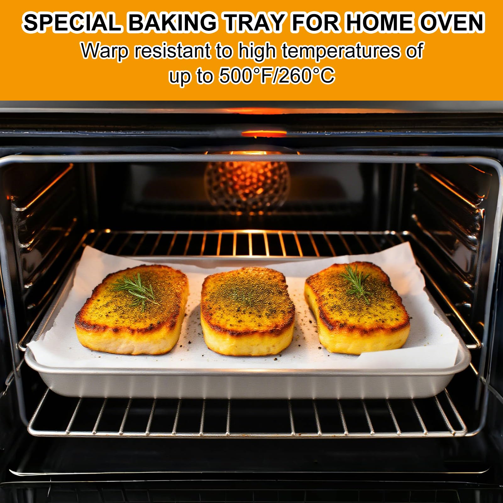 12PCS Stainless Steel 1/8 Sheet Pan, Nonstick Small Cookie Sheet, Small Baking Pans, Toaster Oven Pans, Metal Tray, Stainless Steel Cookie Sheets For Baking, Oven And Dishwasher Safe