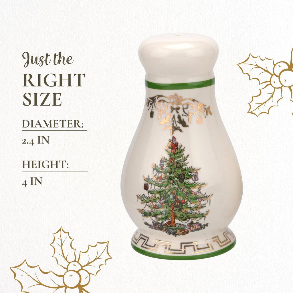 Spode Christmas Tree Gold Salt & Pepper Set – Gold, Set of 2