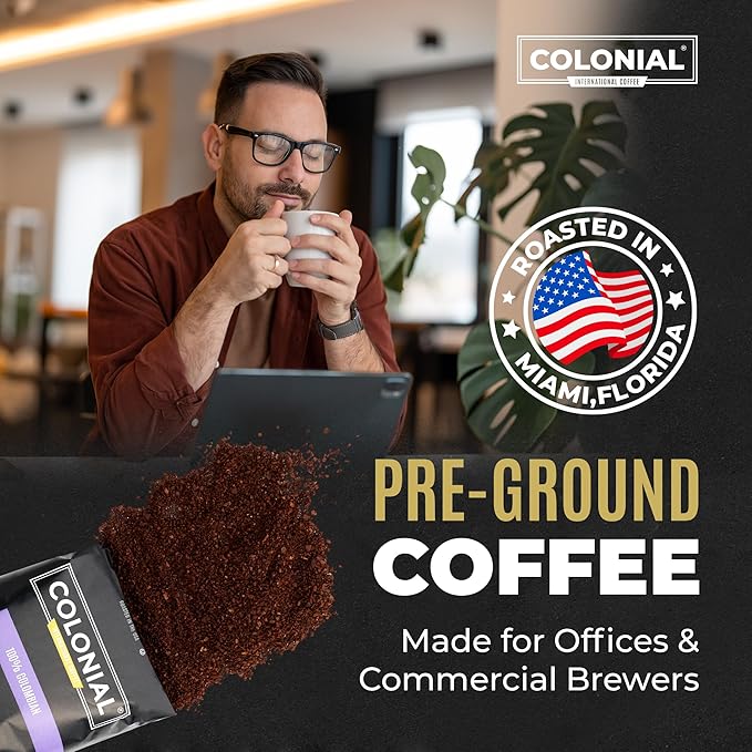 Colonial Coffee Ground Frac Packs, Dark Roast, 100-Count