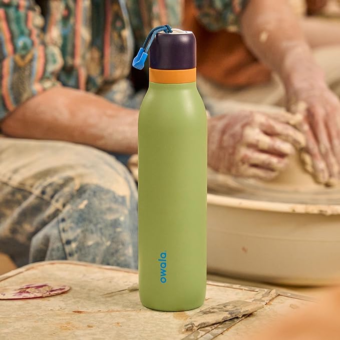 Owala FreeSip Twist Stainless Steel Water Bottle 24 oz Camo Cool