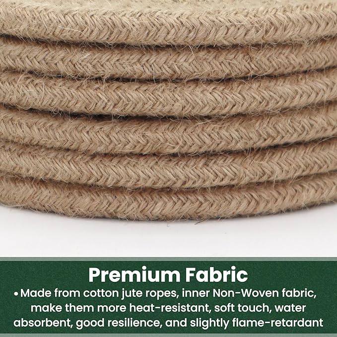 KITLAB 8 Inch Trivets for Hot Dishes, Hot Pots and Pans, 6 Pcs