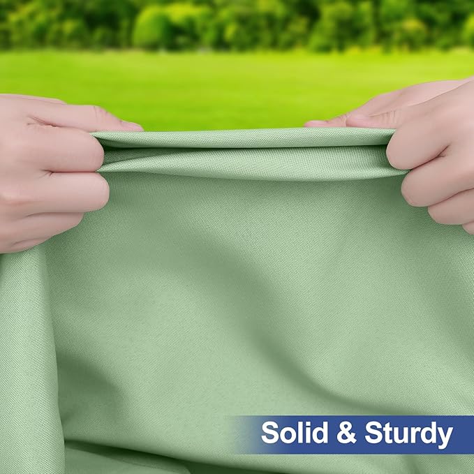 homing Rectangle Table Cloth Cover, Water-Resistant Polyester Elastic Fitted Tablecloth, Fits for 4 Foot Folding Tables, Washable Table Protector for Picnic, Camping, Outdoor (Green, 30" x 48")