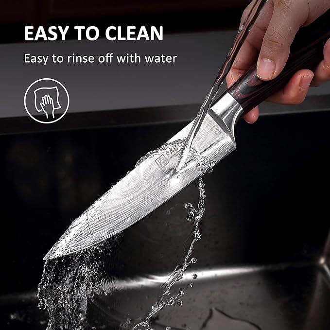 PAUDIN Chef Knife, 6 Inch Sharp Kitchen Knife, Small Kitchen Knives
