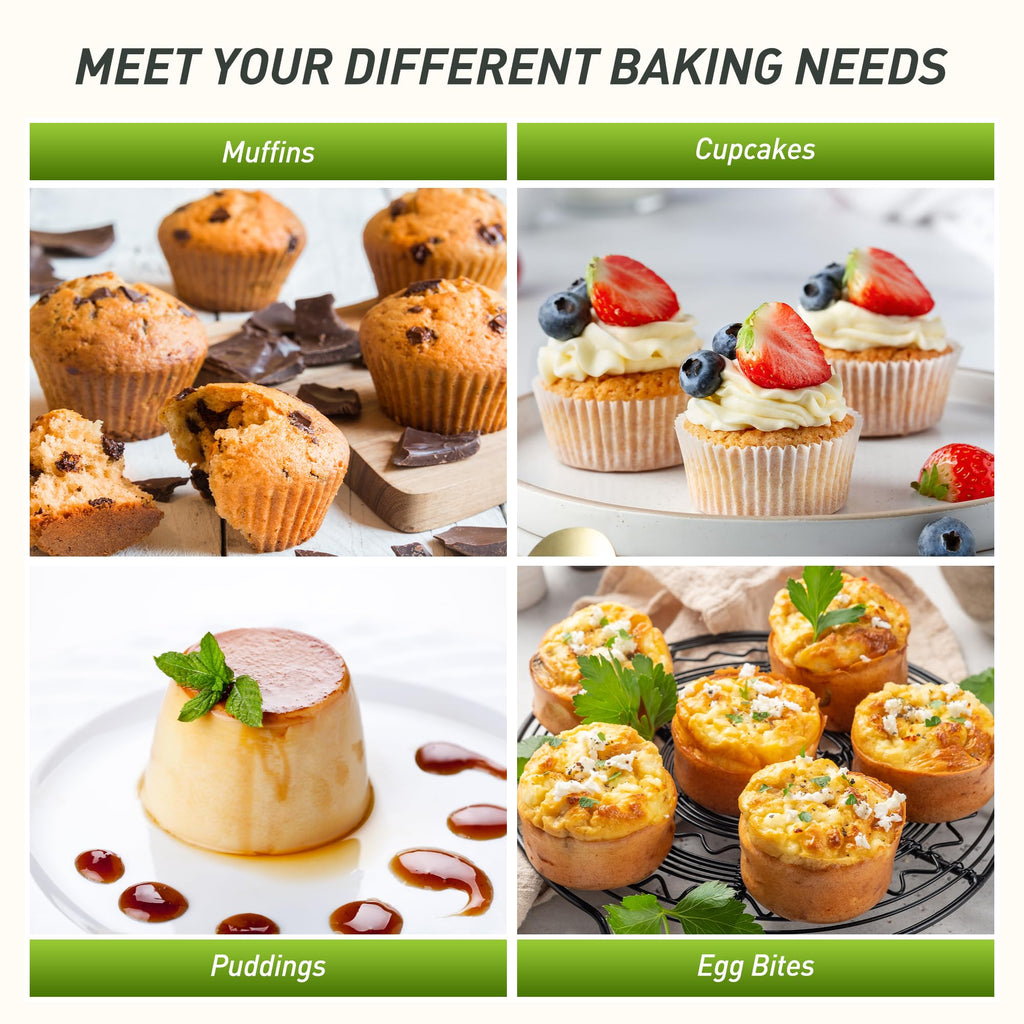 2 Pack 12 Cups Silicone Muffin Pan with Metal Reinforced Frame Regular Size Silicone Molds Cupcake Cake Baking Pans Cookie Baking Chocoflan Cupcake Mold Kitchen Baking Mold Tools for Cooking