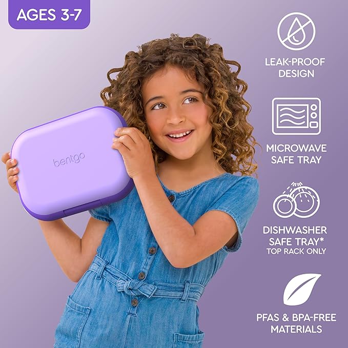 Bentgo Chill Kids 4-Compartment Bento Box Leakproof Lunch Box