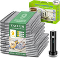 Aaronbird Vacuum Seal Bags for Clothing with Wireless Electric Pump - Travel & Home Use, 9 Pack Ideal Space Saver Vacuum Storage Bags, Travel Vacuum Bags for Luggage