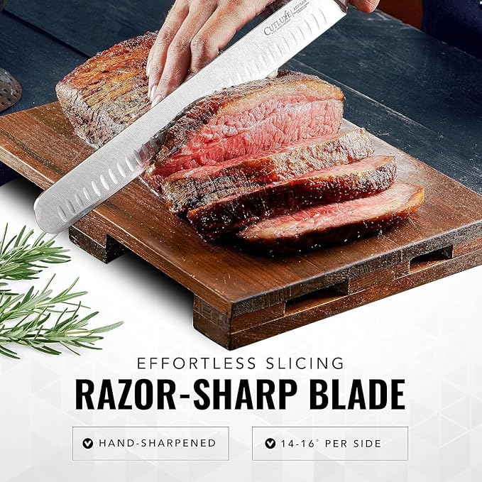 Cutluxe Carving Knife Set, Brisket Slicing & Boning Knife for Meat & BBQ