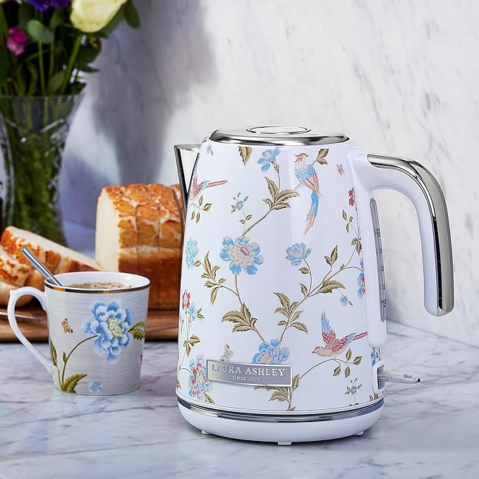 Laura Ashley Electric Kettles for Boiling Water, 1.7L Electric Tea Kettle