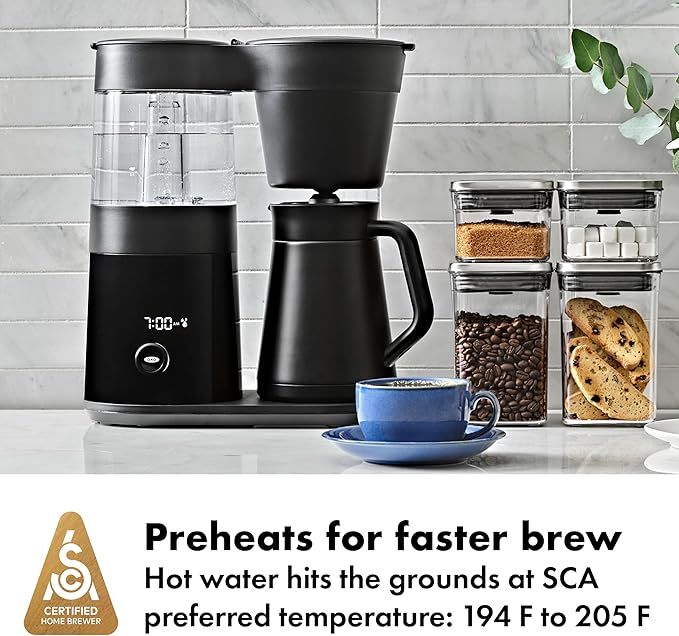 OXO Brew 9-Cup Drip Coffee Maker – Programmable Machine, Matte Black