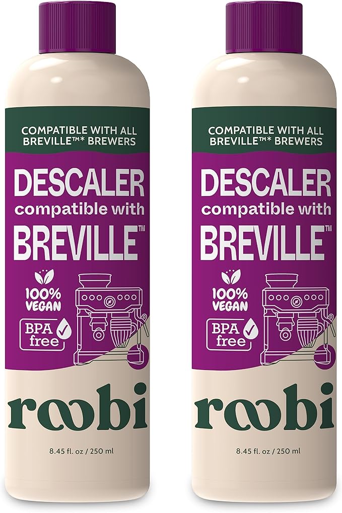 Roobi Breville Compatible Descaling Solution, 2 Pack
