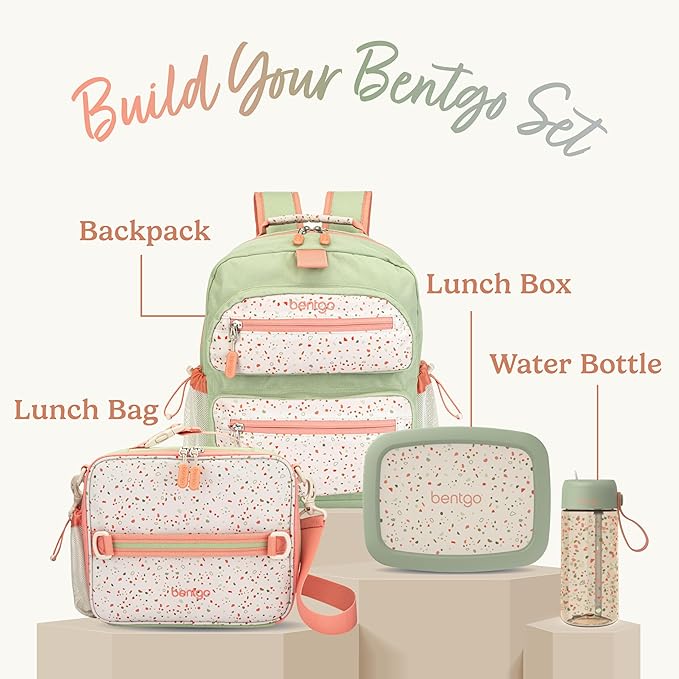 Bentgo Kids Prints Leak-Proof 5-Compartment Bento-Style Kids Lunch Box