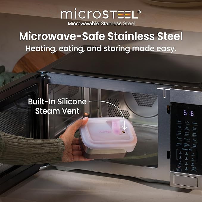 Bentgo MicroSteel Heat & Eat Leak-Proof Stainless Steel Container