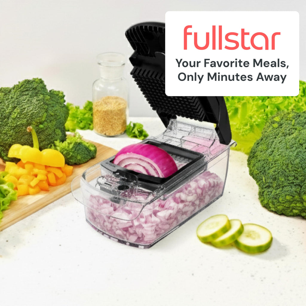 Fullstar Pro Original Vegetable Chopper & Spiralizer, Kitchen Prep Tool
