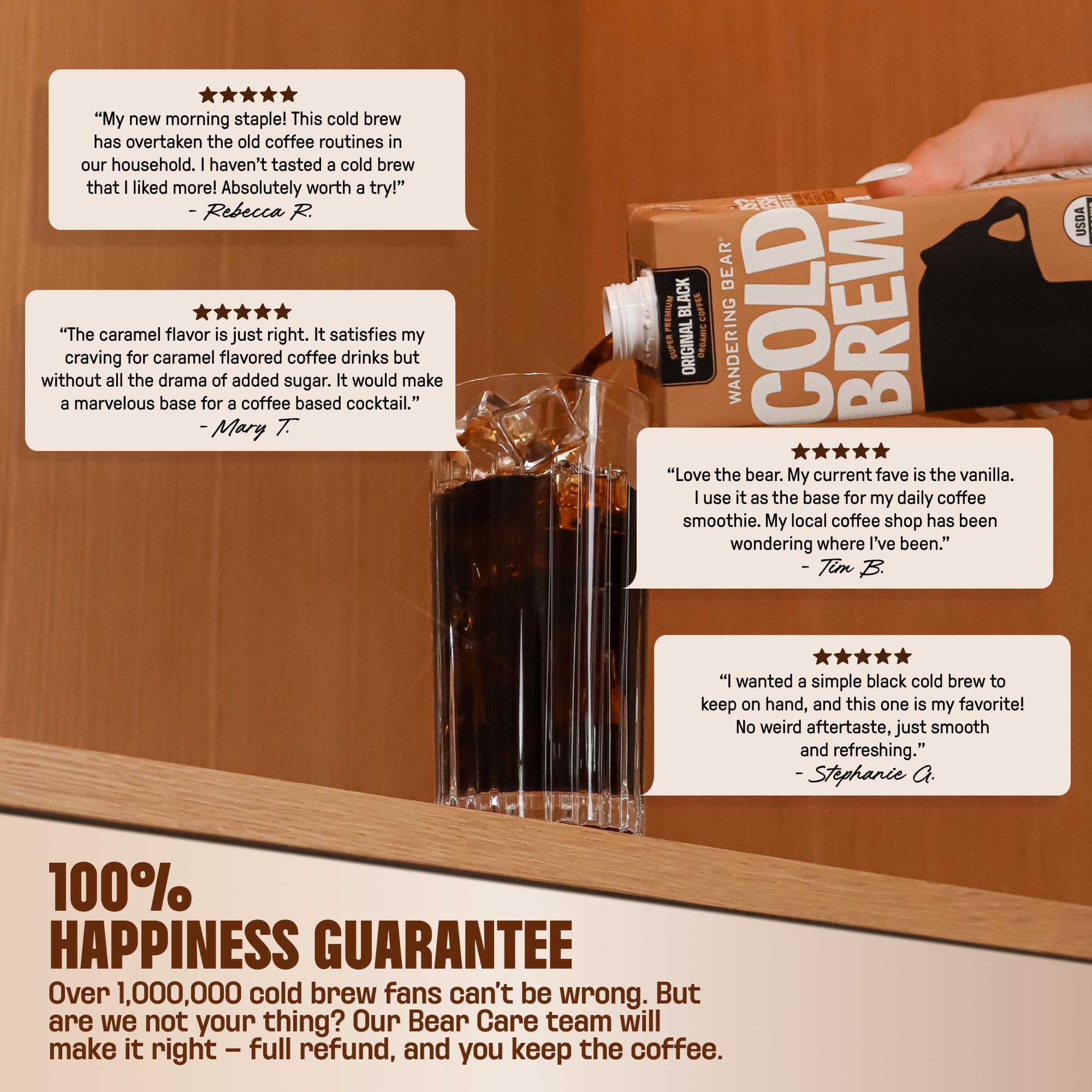Wandering Bear Organic Cold Brew Concentrate in a Box - 32 fl oz
