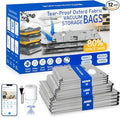 Bfhosehold 12 Pack Oxford Ripstop Vacuum Storage Bags with Pump