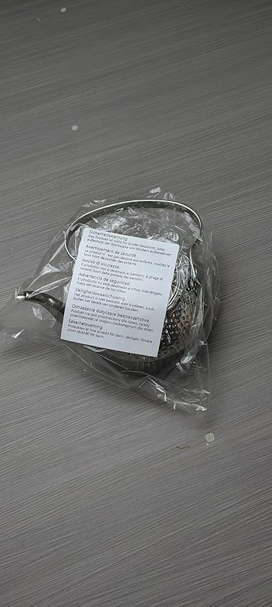 SANQIAHOME Antique 1.8L (60 Oz) Stainless Steel Teapot with Infuser Silver