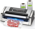 Bonsenkitchen Vacuum Sealer Machine with Globefish Technology, Low-Noise