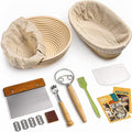 Rorecay Sourdough Starter Kit with Banneton Bread Proofing Baskets