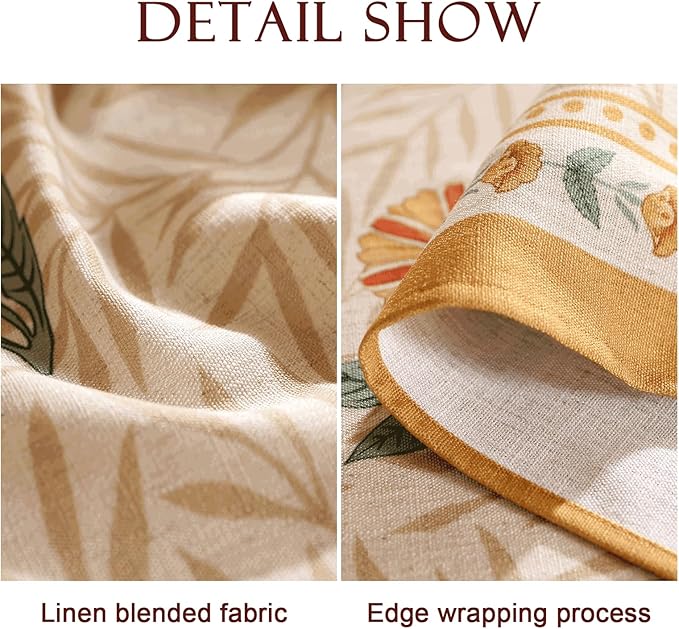 patdrea Vintage Linen Tablecloth,Rectangular,118"x67"-RosaSilvestre A