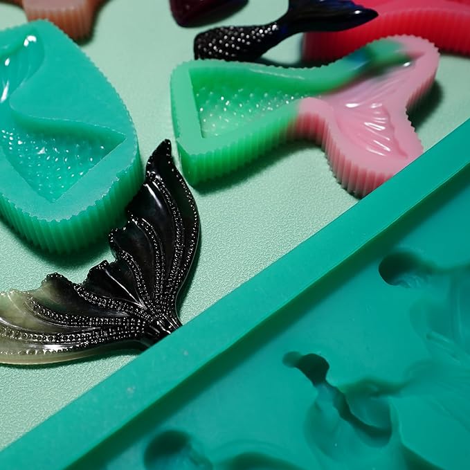 BBDINO Super Elastic Liquid Silicone Mold Making Kit 8A Jade Green 4.4 Lbs