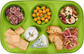 madesmart dipware 3 Bowl Serving Tray, Stackable & Removable Dip Bowls for Charcuterie, Guacomole, Snacks, Veggies, Premium Dishwasher & Microwave Safe, Multipurpose Plate & Bowl, Lime