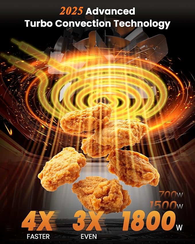 Nuwave Brio Plus Air Fryer 8 Qt, New & Improved, PFAS-Free Ceramic Coating