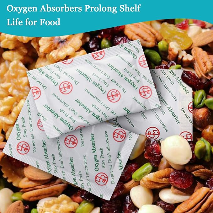 VacYaYa 100CC(110Packets) Food Grade Oxygen Absorbers Packets Food Storage