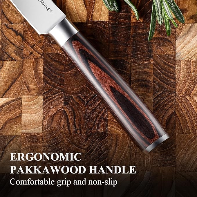 KEEMAKE 9 Inch Bread Knife for Homemade Bread, Serrated Sourdough Knife