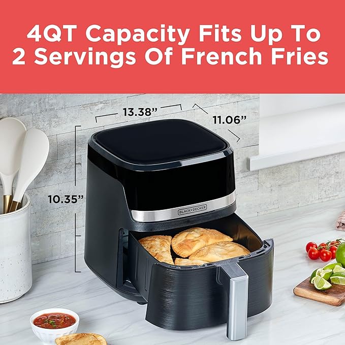 BLACK+DECKER Purify 4QT Digital Air Fryer