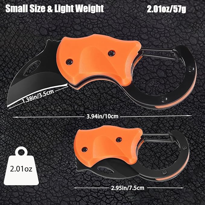EILIKS 2 Pack Small Pocket Knife Fathers Mothers Dad Mom Day Gifts for Men Women from Daughter Wife Husband Son, EDC Knives Anniversary Birthday for Him Her, Cool Gadgets Stocking Stuffers
