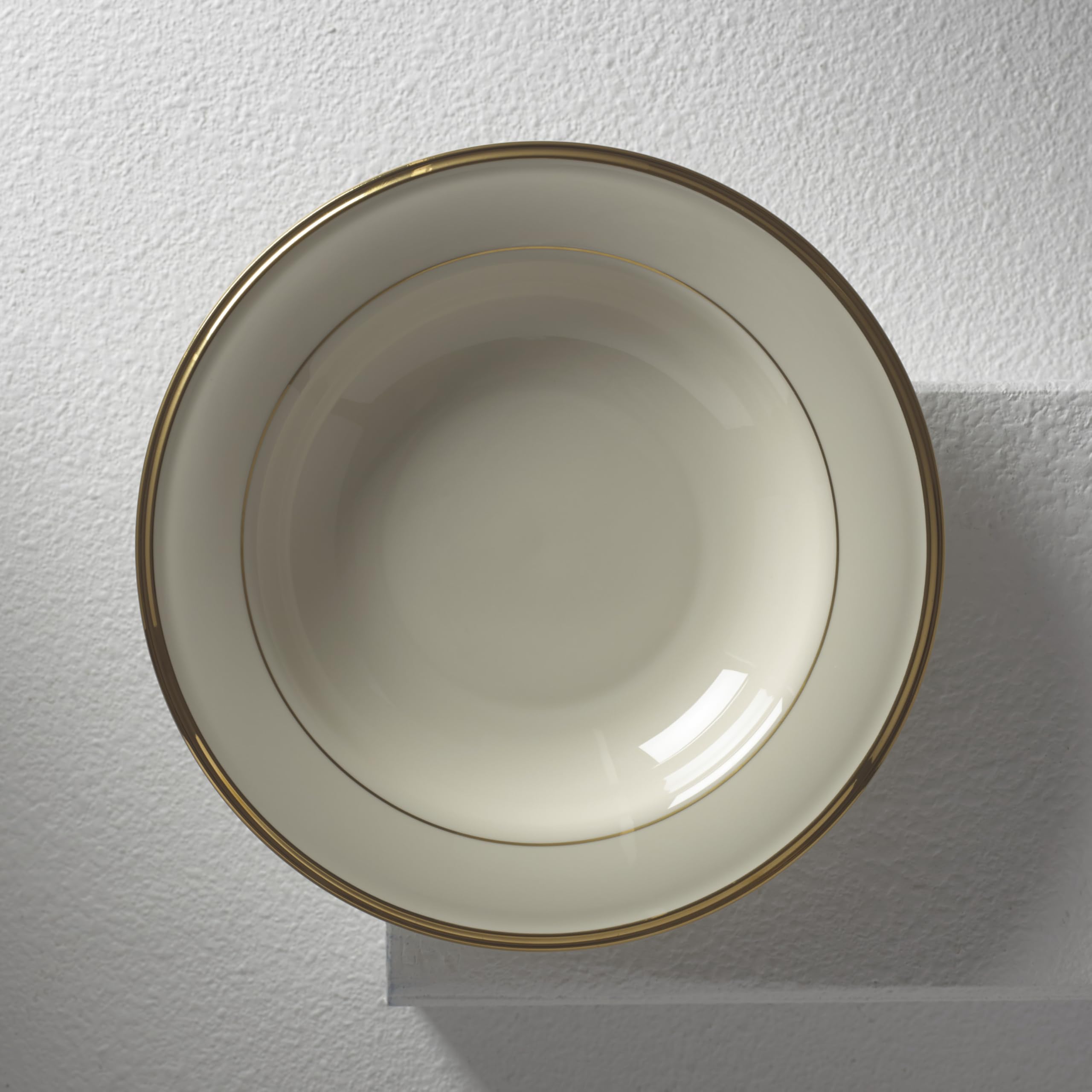 Lenox Eternal Porcelain Rimmed Soup Bowl, 12oz