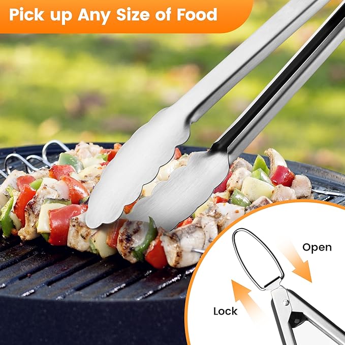 BBQ Accessories Grill Tools Set,Stainless Steel Barbecue Grill Accessories