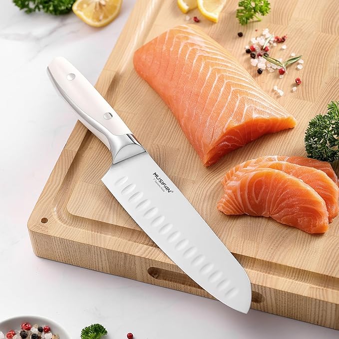 Musifan 3-Piece Chef Knife Set, Professional Ultra Sharp Kitchen Knives For Cooking High Carbon Stainless Steel, With Ergonomic Handle Design (three)