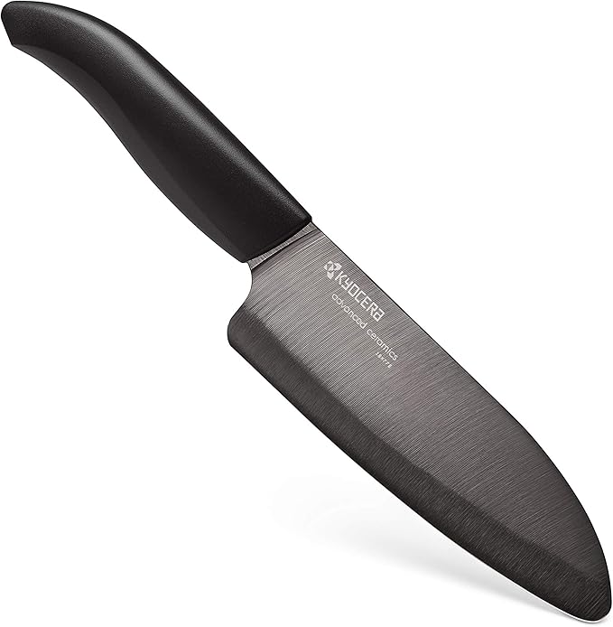 KYOCERA Revolution 4-Pc Ceramic Knife Set: Chef’s, Santoku, Utility&Paring