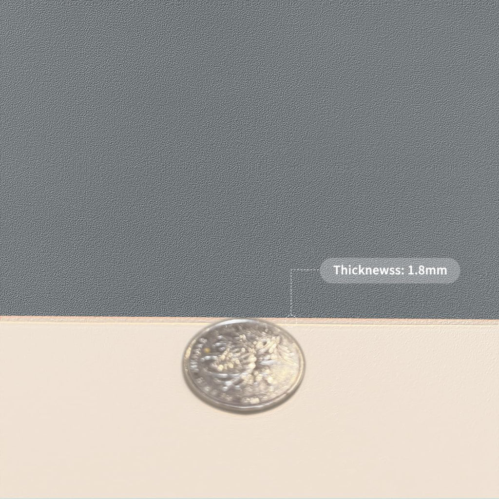 Zinkooat Leather Dresser Cover,1.8mm Thick,14x84 Inch,Dresser Protector Top,Dresser Top Protector,Dresser Cover Top,Dresser Top Cover,Dresser Cover Top for Bedroom.(Beige+Light Gray,14x84)