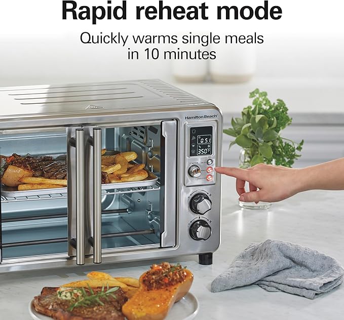 Hamilton Beach 6-in-1 XL Digital Air Fryer Toaster Oven Combo