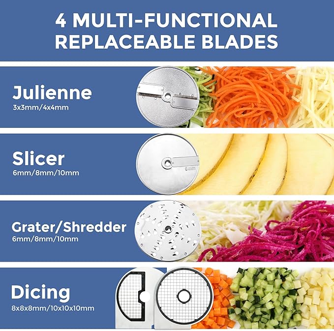 TK Vegetable Chopper Disc - Julienne 3mm - For 550W & 750W TK Veg Cutters