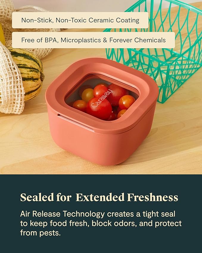 Caraway Mini Square Food Storage Container