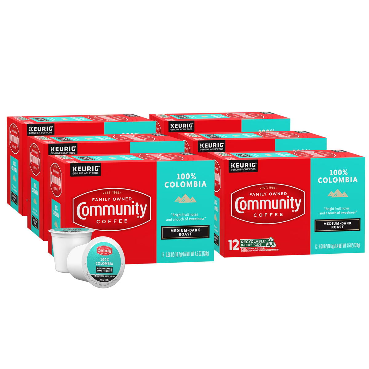 Community Coffee Grandma's Sugar Cookie Keurig K-Cup Pods, Limited Edition Holiday Flavor, Natural Ingredients, 10 Count (Pack of 1)