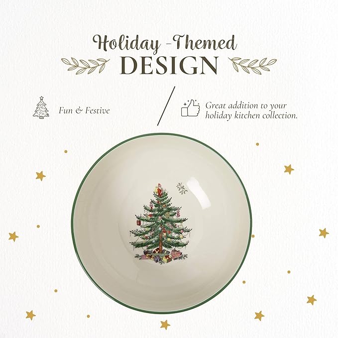 Spode – Christmas Tree Christmas Tree Medium Round Bowl