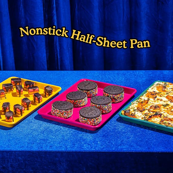 Great Jones Nonstick and Non Toxic Half Sheet Pan 18.5" x 13.5" (Blueberry)