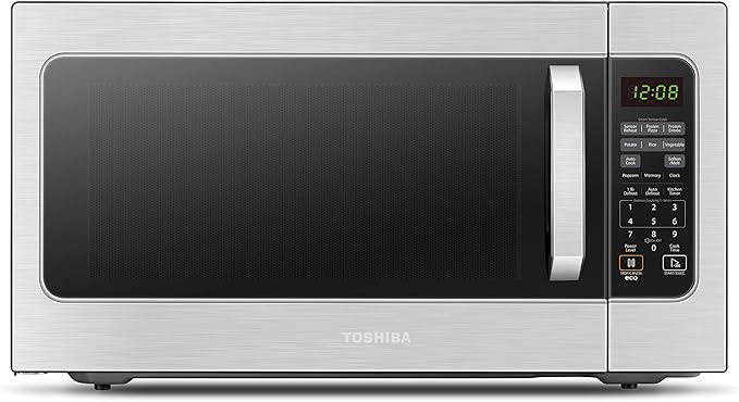 TOSHIBA Large Countertop Microwave Oven with Smart Sensor, 2.2 Cu.Ft, 1200W