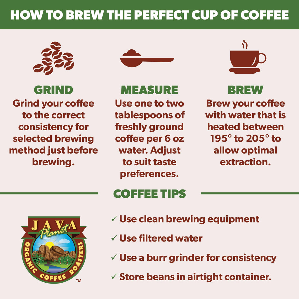 Java Planet Low Acid Organic Whole Bean Coffee, Guatemalan, Med Roast 5lb