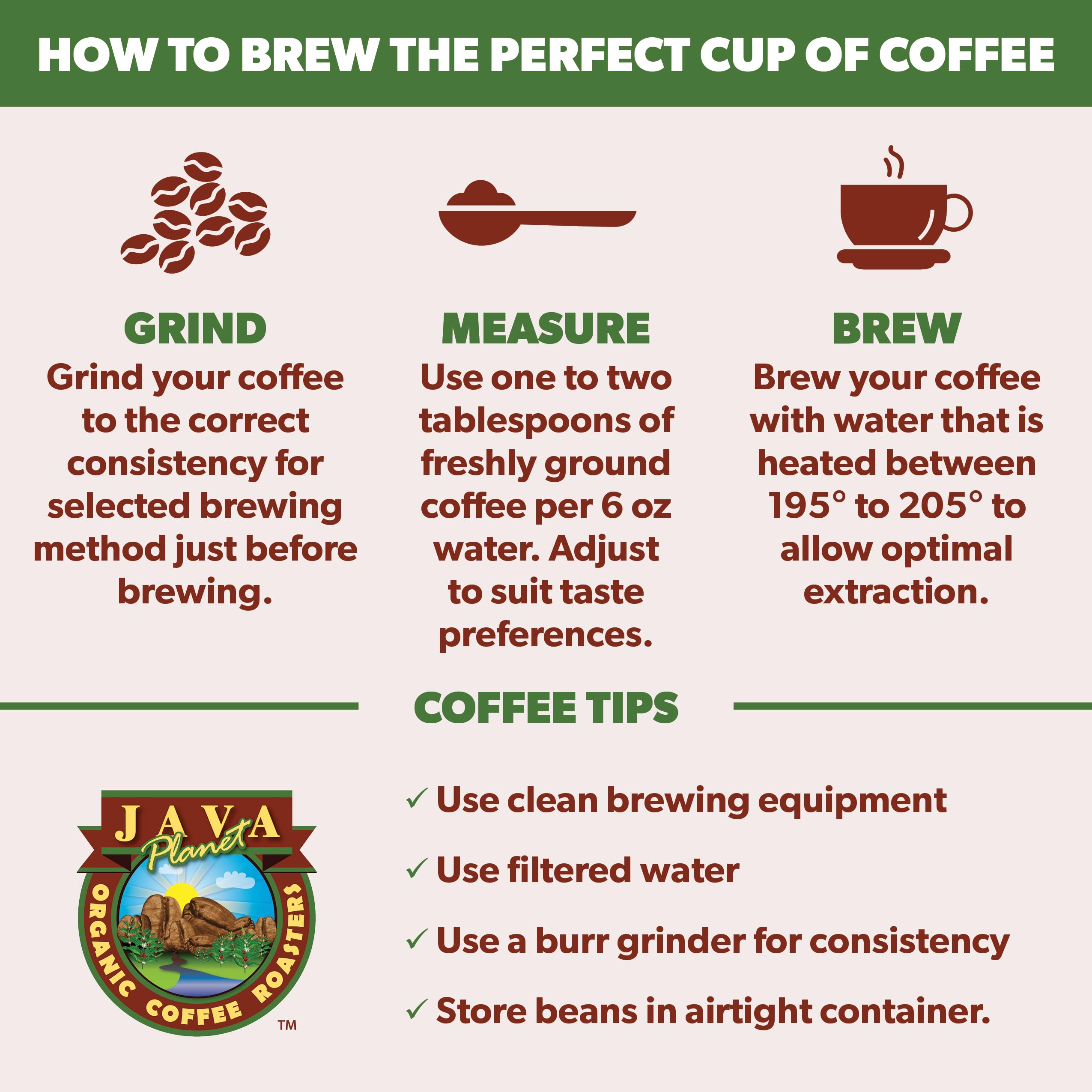 Java Planet Low Acid Organic Coffee, Peruvian, Medium Dark Roast, 16 oz