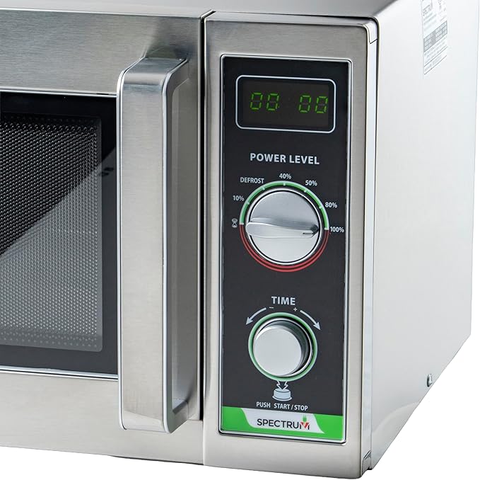 Winco 0.9 Cubic Feet Commercial Microwave, Dial