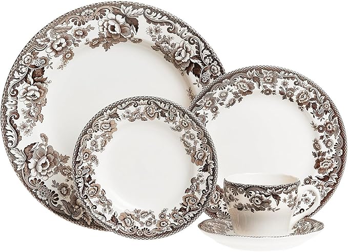 Spode Delamere 5-Piece Place Setting, Service for 1