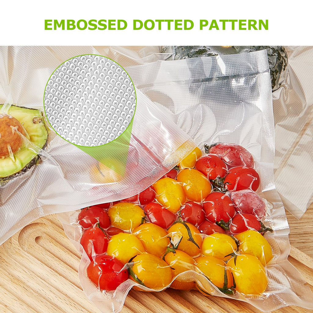 Bonsenkitchen Precut Vacuum Sealer Bags, 500 Pint 6" x 9" Food Sealer Bags