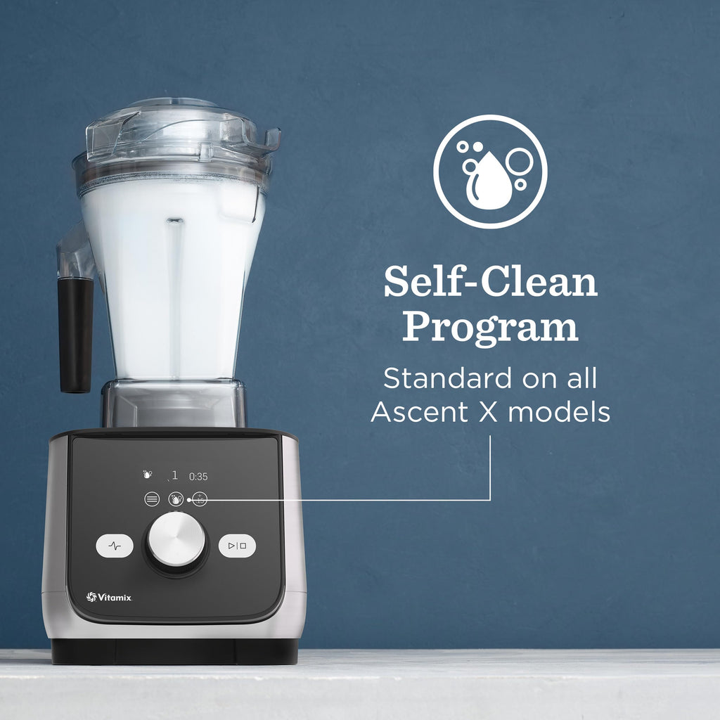 Vitamix Ascent X5 Blender with 10 Blending Programs, Self-Cleaning Program, Professional-Grade Blender for Smoothies, Soups and More, Stainless-Steel Blades, 48 Oz Container, Shadow Black